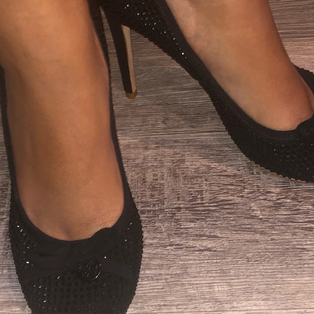Tory Burch black women sequin Heels - Picture 7 of 16